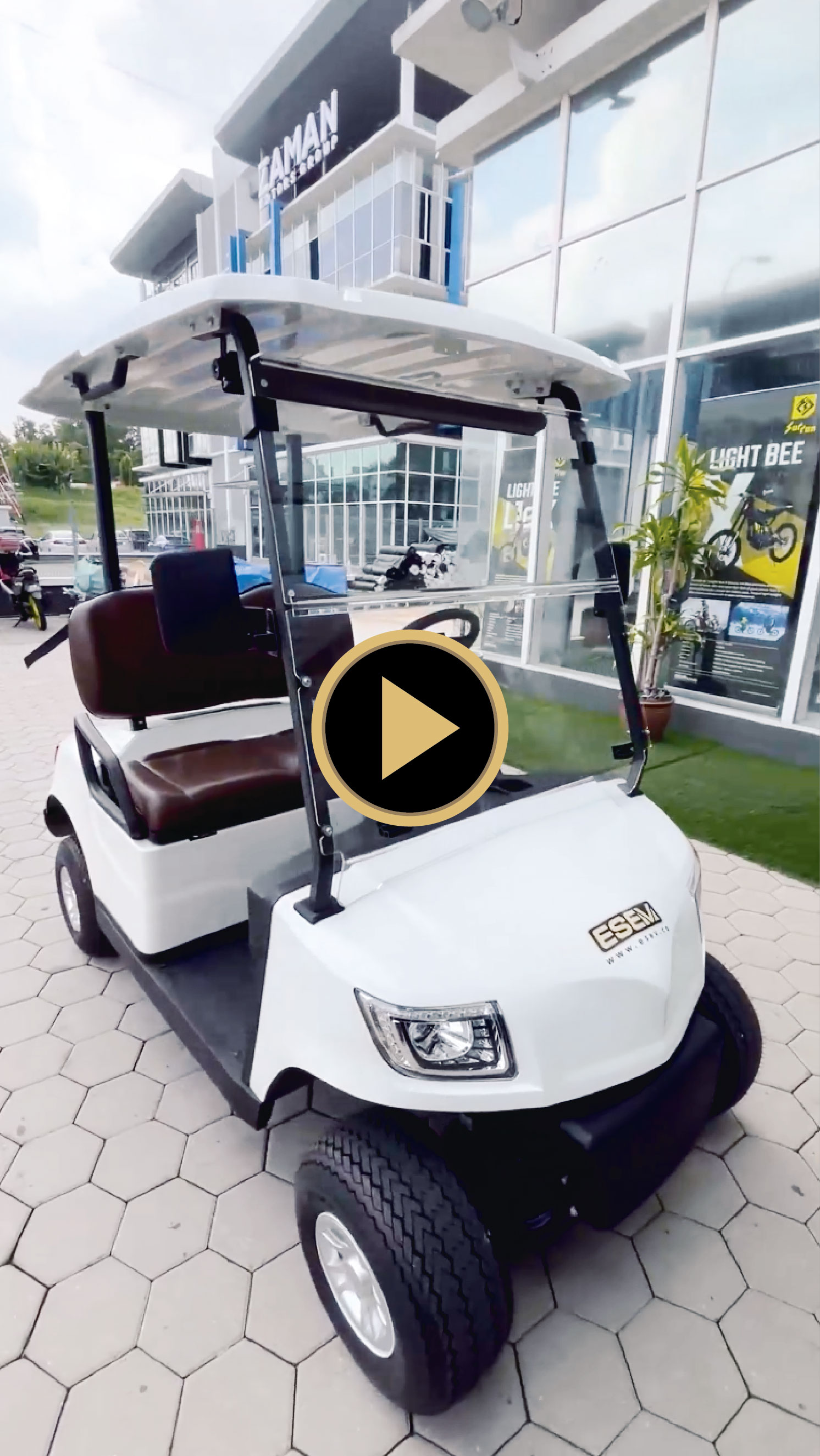 360 Degree View of ESEV Solar Eletric Buggy.